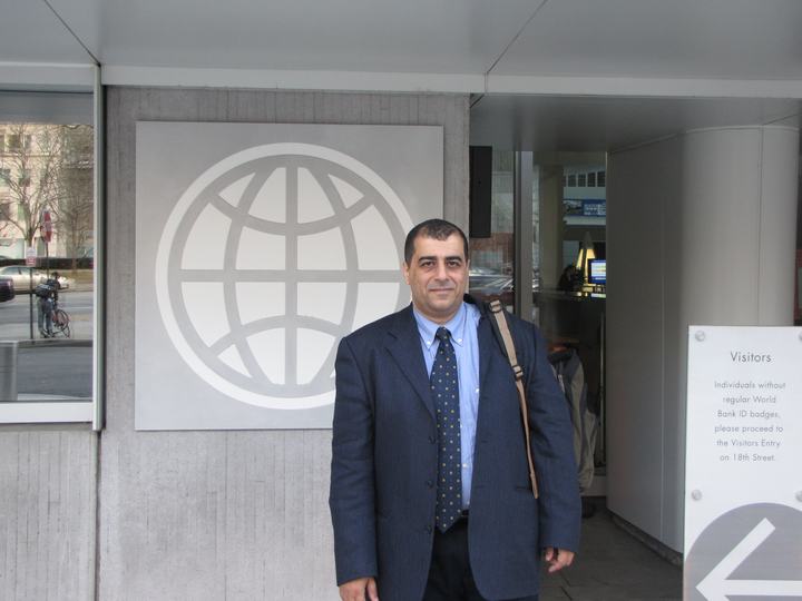 Prof. Mohamed Rami Mahmoud — World Bank engagement, United States, 2009