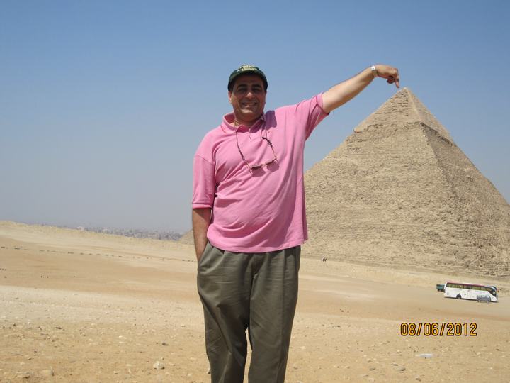 Prof. Mohamed Rami Mahmoud — Giza Pyramids, Giza, 2012