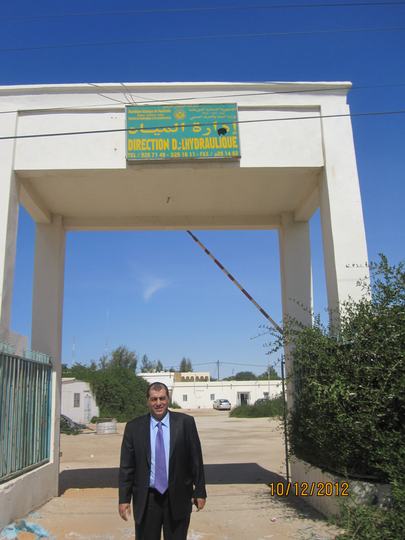 Prof. Mohamed Rami Mahmoud — Water authority visit, Nouakchott, Mauritania, 2012