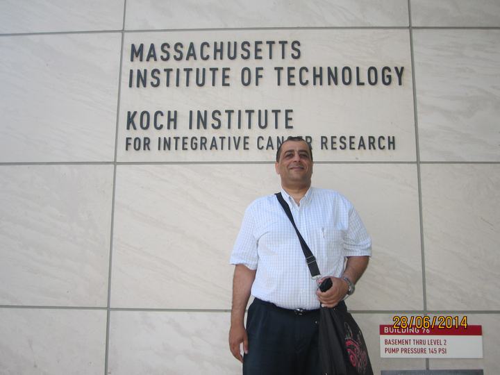 Prof. Mohamed Rami Mahmoud — MIT visit, United States, 2014